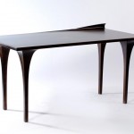 stalas "Linksmiems :))  " ilgis 2 m , aukštis 75 cm , klijuotas uosis .  table "Smile  " , lenght 2 m , height 75cm , ash  wood