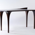 stalas "Linksmiems :))  " ilgis 2 m , aukštis 75 cm , klijuotas uosis .  table "Smile  " , lenght 2 m , height 75cm , ash  wood